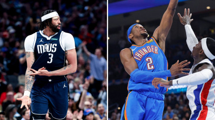 Anthony Davis y Shai Gilgeous-Alexander