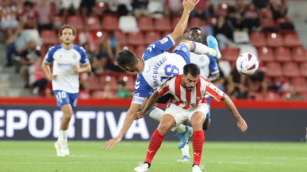 El Sporting-Tenerife de la temporada pasada.