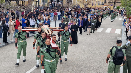 Procesión Cristo Universitario de la Salud en la UCAM