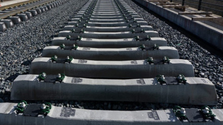 Traviesas como las que se tenderán sobre la línea del Ave entre Lorca y Almería