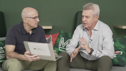 Javier Aguirre con Maldini