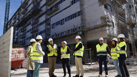 Obras de la tercera unidad de ejecución del Área de Intervención I Santa Adela