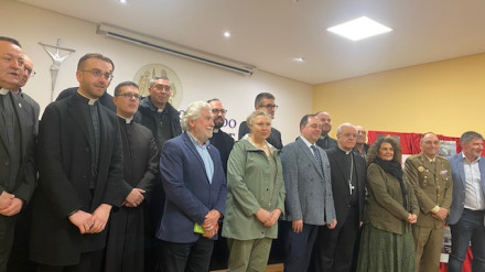 Presentación de la Semana Santa de la Diócesis de Ourense en el salón Padre Feijoo del Obispado
