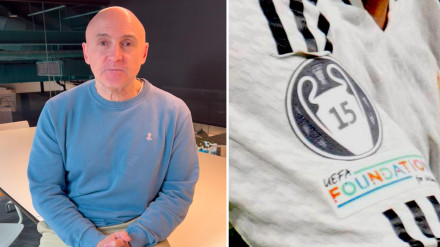 Julio Maldonado 'Maldini' | Parche de la Liga de Campeones en la camiseta del Real Madrid