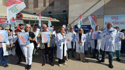 Protesta de médicos