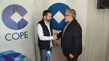Samuel Falomir ha visitado los estudios de COPE Castellón