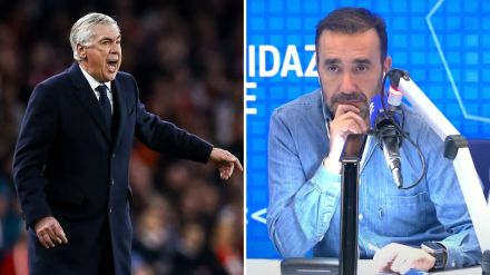 Ancelotti y Juanma Castaño