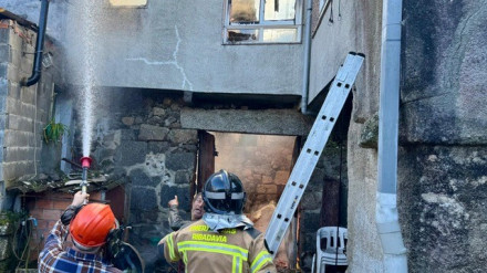 La casa en la que vivían ardió el 24 de diciembre mientras estaban de compras en Ourense