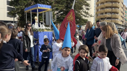 Recordamos cómo ha sido la procesión infantil del Colegio Santo Rosario de Motril