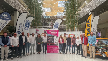 Participantes este jueves en Odeón en la presentación del cartel de la prueba