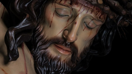 Cristo de la Buena Muerte, obra de Jesús Cepeda, de la Cofradía de la Soledad