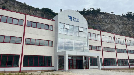 Edificio Prioriño ubicado en el puerto exterior de Ferrol