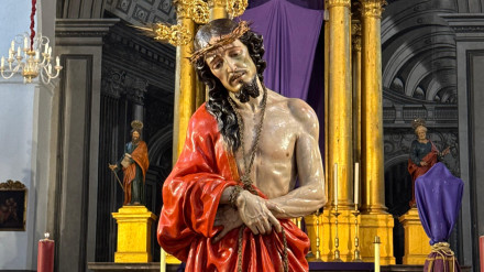 Jesús de la Sentencia después de su restauración