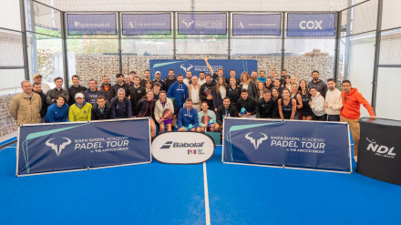 Presentación del Rafa Nadal Academy Padel Tour