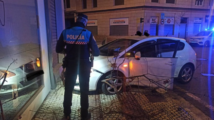 Imagen de archivo de otro accidente atendido por la Policía Local de Tudela