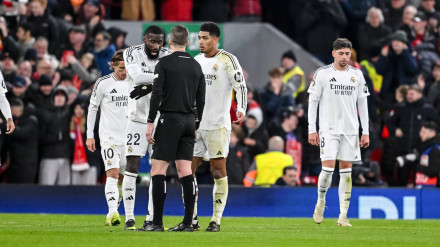 François Letexier arbitrando un partido del Real Madrid