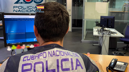 Fotografía de archivo de un investigador policial