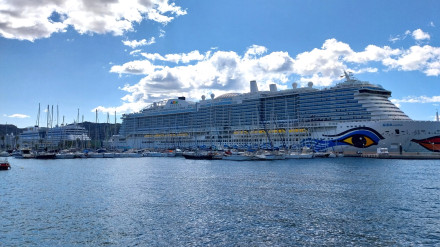 Cruceros atracados en Cartagena