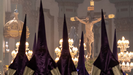 Detalle de la procesión marraja del Entierro