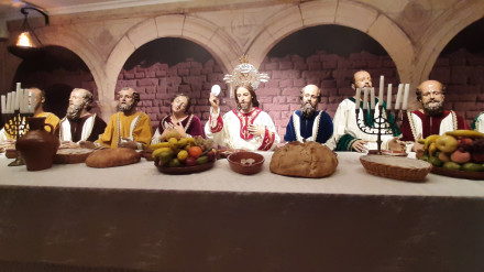 Parte del grupo escultórico de la Santa Cena, de Salzillo padre, que ha cumplido 325 años