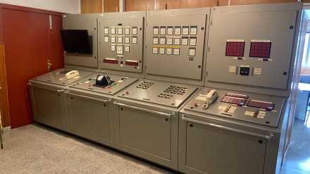 Simulador de la Escuela Náutico Pesquera de Ferrol, situada en Serantes