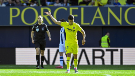 Ayoze Pérez celebra su gol ante la Real Sociedad que puso el 2-2 en el marcador.
