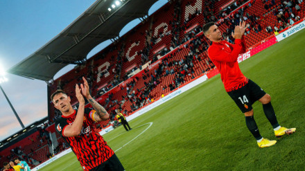 Raíllo y Dani agradecen a la afición su apoyo tras el empate ante el Leganés