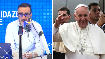 Juanma Castaño y el Papa Francisco