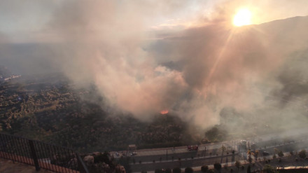 Un nuevo incendio en Salobreña calcina 46.000 metros cuadrados de matorral