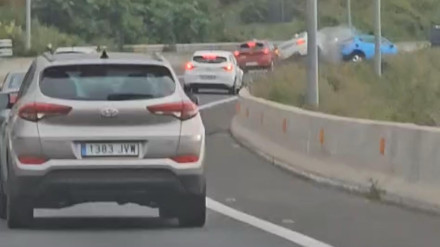 Accidente en la autopista Tenerife Norte