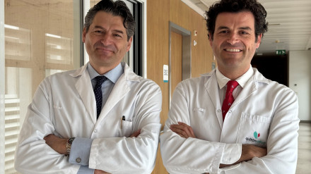 Los doctores Mariano García de la Borbolla y Rafael García de la Borbolla