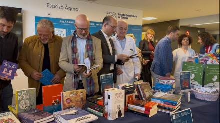 El director xeral de Cultura y el gerente del área sanitaria de Ourense, Verín y Barco presentaron las iniciativas para fomentar la lectura