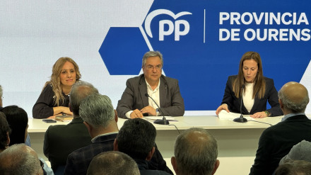El comité ejecutivo celebrado en la sede del PP en la ciudad de Ourense