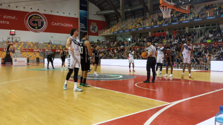 El Odilo Cartagena en su partido frente al Tizona