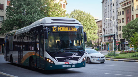 Servicio especial del Transporte Urbano Comarcal al Sadar con motivo del partido Osasuna-Sevilla