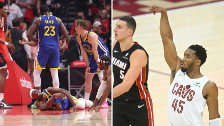 Jimmy Butler y Donovan Mitchel