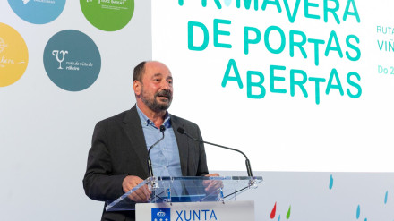 El director de Turismo de Galicia, Xosé Merelles, presentando esta iniciativa