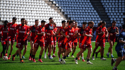 El Real Murcia prepara el partido contra el Villarreal B