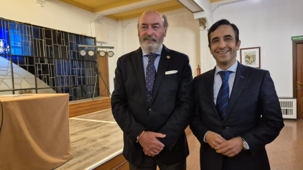 El alcalde de Ferrol, José Manuel Rey Varela, en el Casino Ferrolano