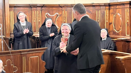 Despedida de las Madres Benedictinas