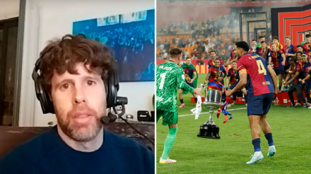 Dani Senabre y el mejor jugador del partido