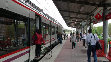 Red ferroviaria paralizada