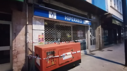 Los generadores fueron la salvación de muchos negocios