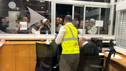 Imagen de anoche en la Estación Marítima del Puerto de Almería