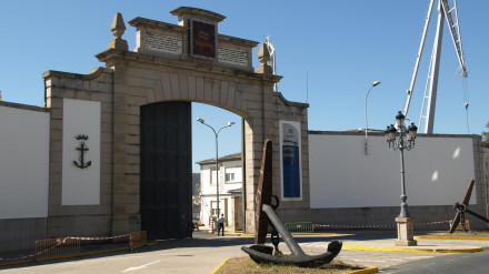 Fachada de la entrada principal de Navantia en Ferrol - EUROPA PRESS