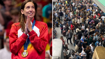 La odisea de Laura Ester, campeona olímpica de waterpolo, tras detenerse el tren en el que viajaba durante el apagón