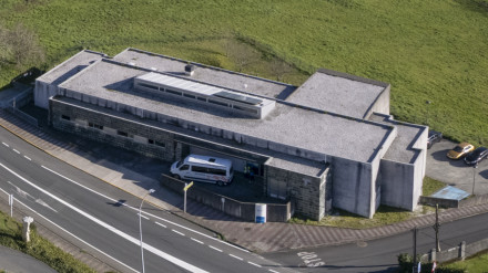 Foto aérea del Centro de Día de San Sadurniño