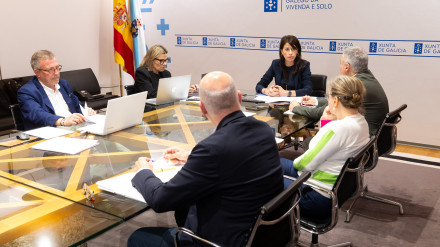 Reunión del consejo de administración de la Sociedad de Vivienda Pública de Galicia
