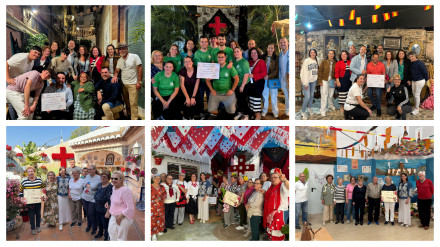 Cruz Alhambra en Almuñécar y Barrio Alto en La Herradura ganan el certamen de Cruces de Mayo 2025