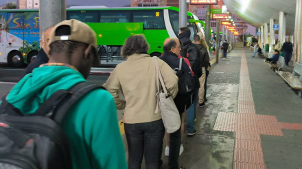 Cola en el intercambiador